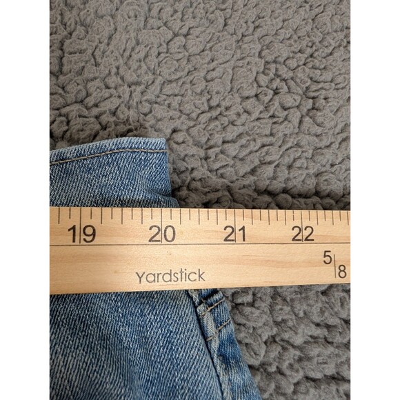 J Crew Jeans Mens 40x27 Blue Flex Straight Denim Stretch Cotton Outdoor Hemmed - Picture 3 of 7